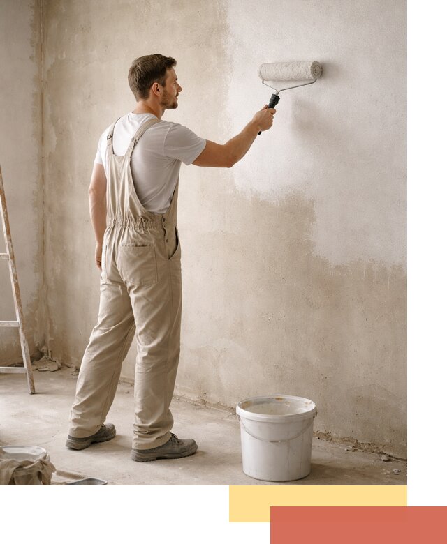 Грунтовка стен под отделку в Гуково профессиональным раствором