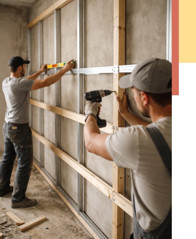 Устройство обрешетки под панели в Гуково от 2156 руб. — монтаж под ключ | ОТДЕЛОЧНИК-Гкв