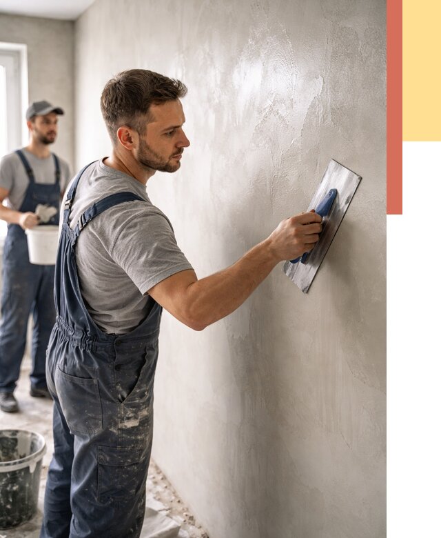 Глянцевание штукатурки стен в Гуково от 7700 руб. — услуги и затирка | ОТДЕЛОЧНИК-Гкв