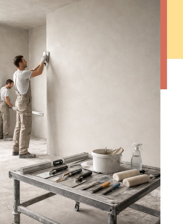 Штукатурка стен под покраску в Гуково от 4620 руб./м² — качественно и недорого | ОТДЕЛОЧНИК-Гкв