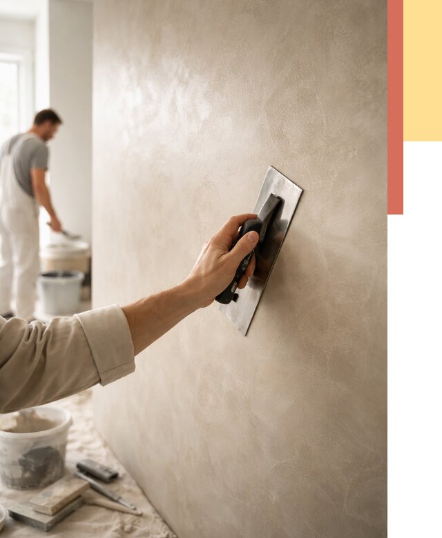 Венецианская штукатурка в Гуково от 3593 руб/м² — нанесение стен под ключ | ОТДЕЛОЧНИК-Гкв