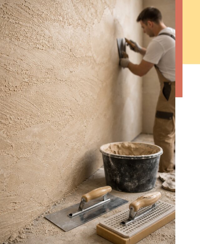 Декоративная штукатурка травертин в Гуково от 1848 руб/м2 — качественно и недорого | ОТДЕЛОЧНИК-Гкв