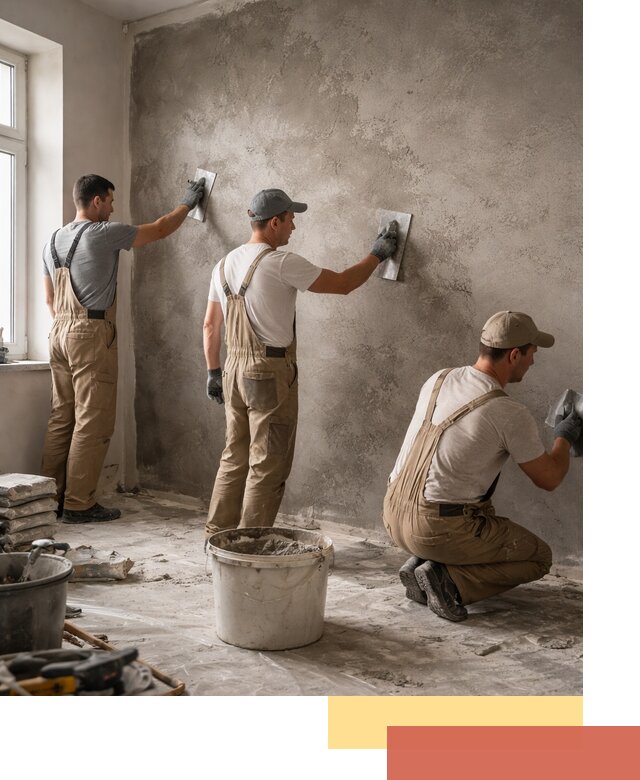 Декоративная штукатурка под бетон в Гуково для стен и потолков