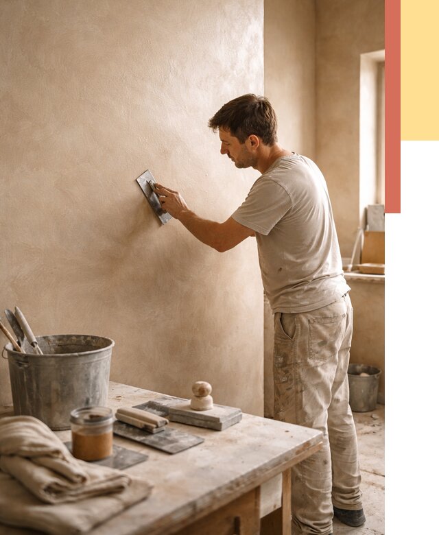 Марокканская штукатурка таделакт в Гуково под ключ от 4312 руб. | ОТДЕЛОЧНИК-Гкв