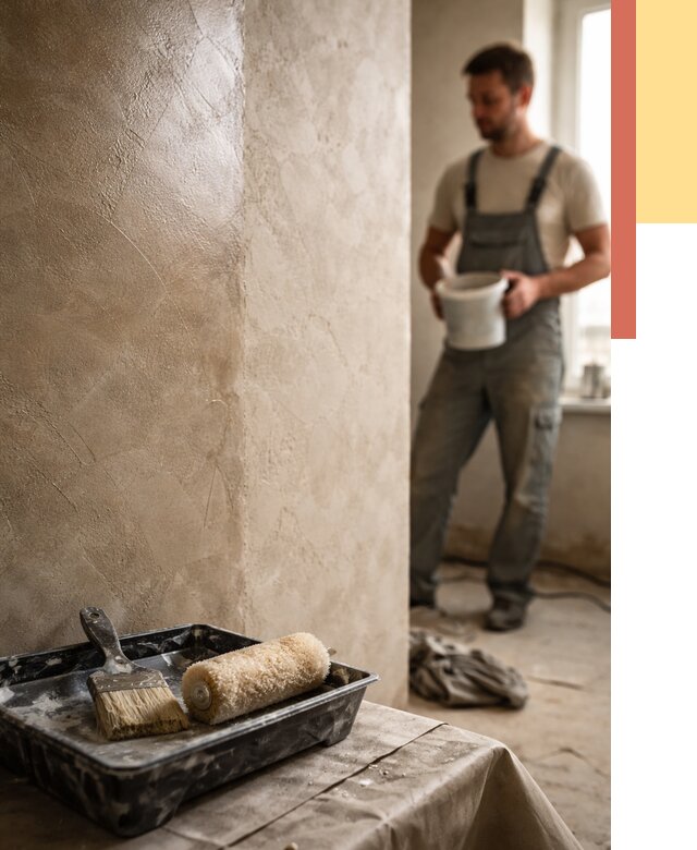 Нанесение воска на штукатурку в Гуково от 3593 руб. | Услуги ОТДЕЛОЧНИК-Гкв