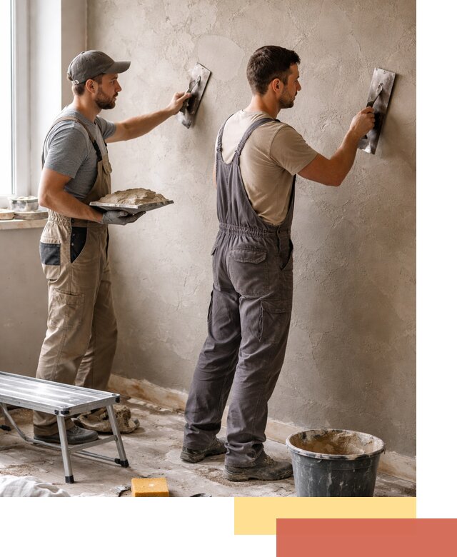 Ремонт декоративной штукатурки и восстановление фактуры в Гуково