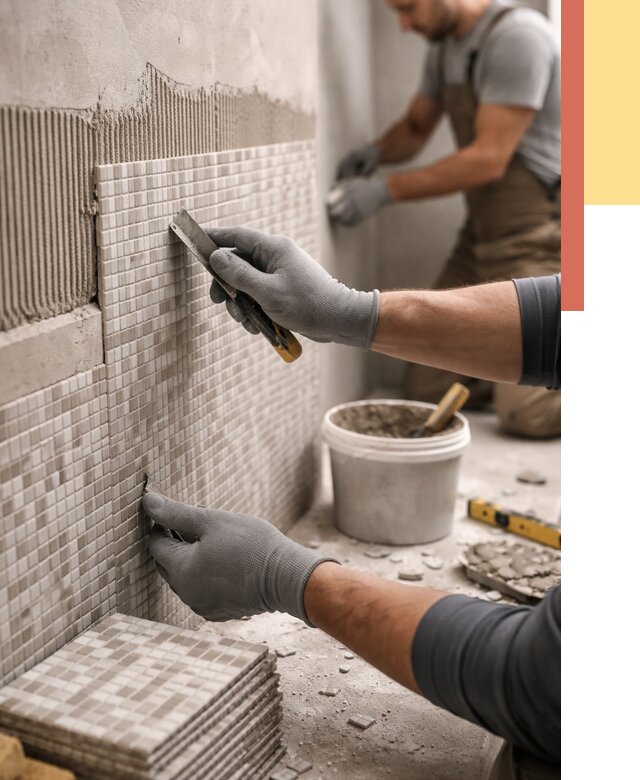 Облицовка стен мозаикой в Гуково от 3285 руб/м2 — укладка мозаики на стены | ОТДЕЛОЧНИК-Гкв