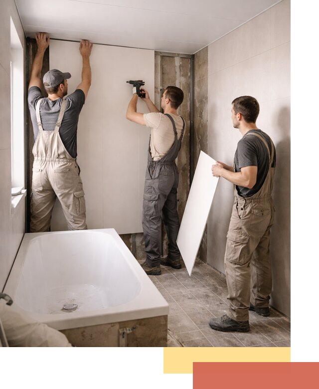 Отделка ванной панели ПВХ профессионально в Гуково