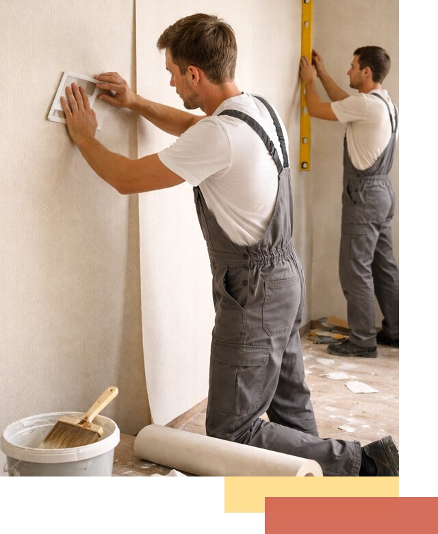 Поклейка бумажных обоев в Гуково качественно и недорого