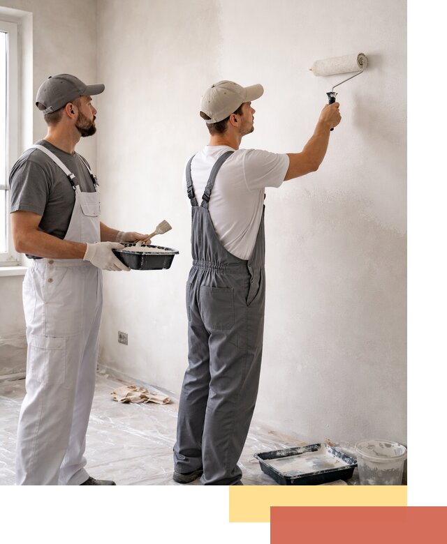 Покраска стен водоэмульсионной краской в Гуково