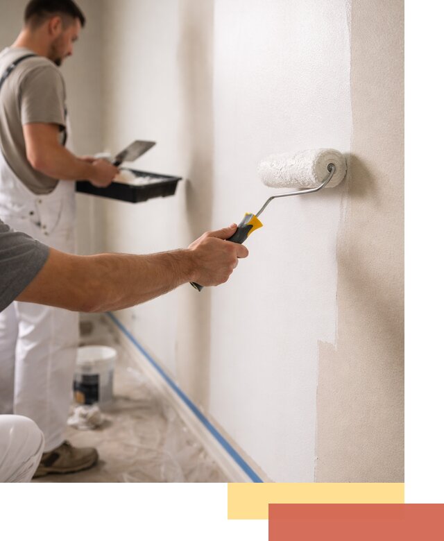 Покраска стен акриловой краской профессионально в Гуково