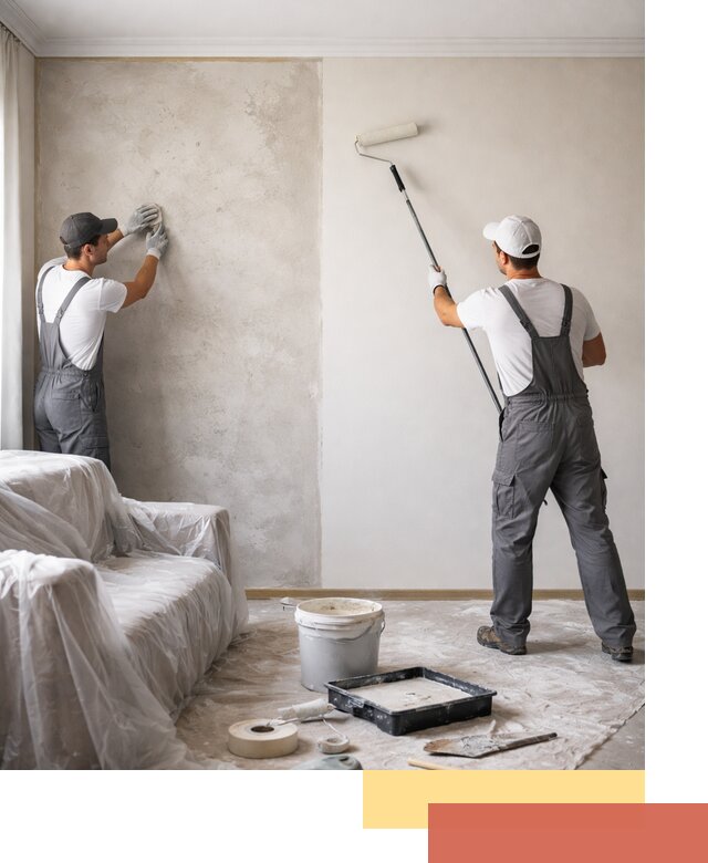 Покраска стен антивандальной краской в Гуково