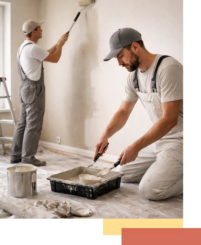 Покраска стен в квартире в Гуково — профессионально и аккуратно