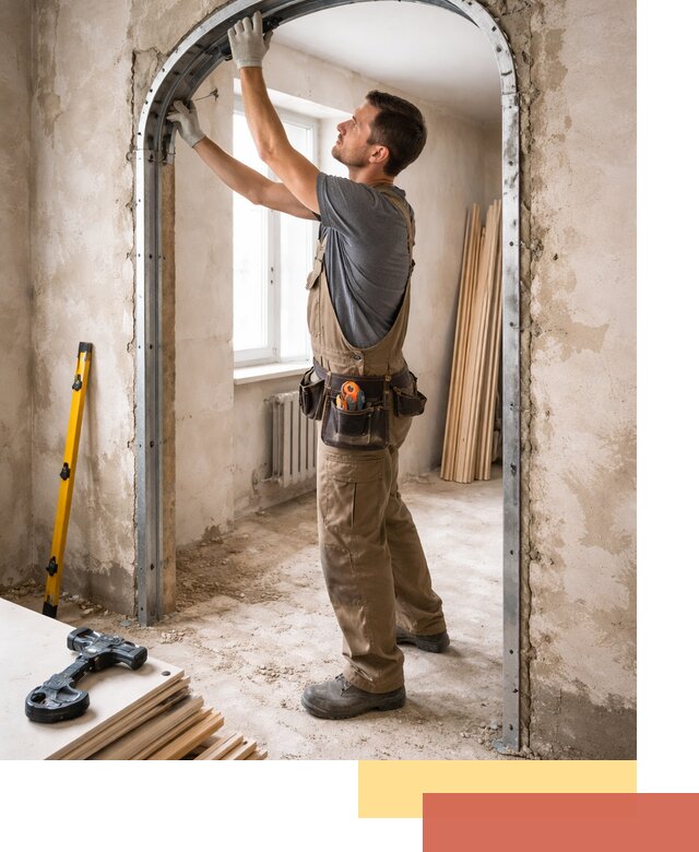 Устройство арочного проема в Гуково под ключ