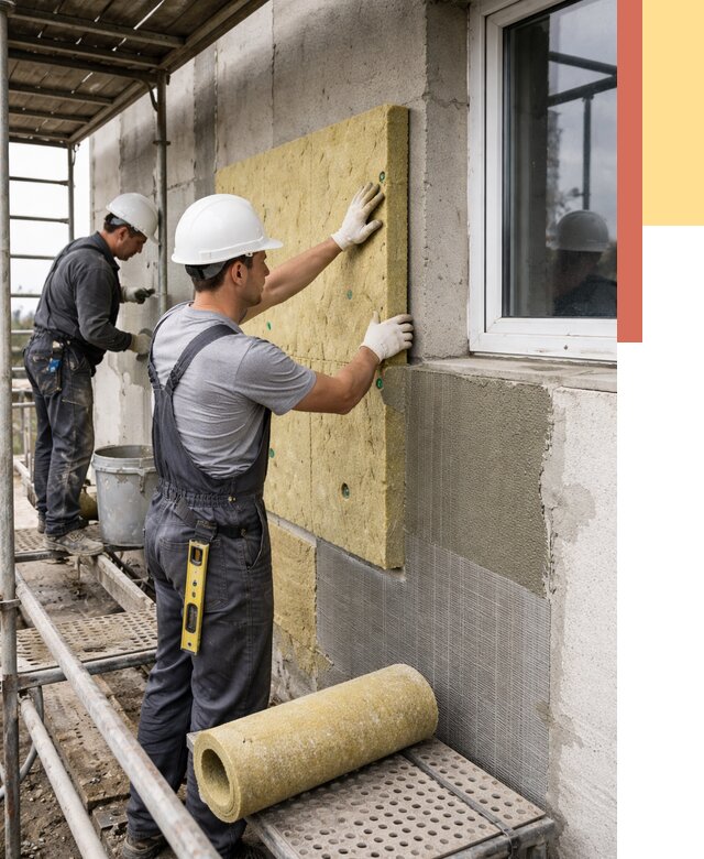 Утепление стен в Гуково от 4414 руб. под ключ — быстро и недорого | ОТДЕЛОЧНИК-Гкв