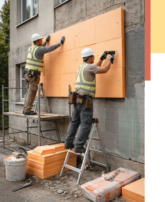 Утепление стен пеноплексом в Гуково от 1899 руб./м2 — быстро и недорого | ОТДЕЛОЧНИК-Гкв