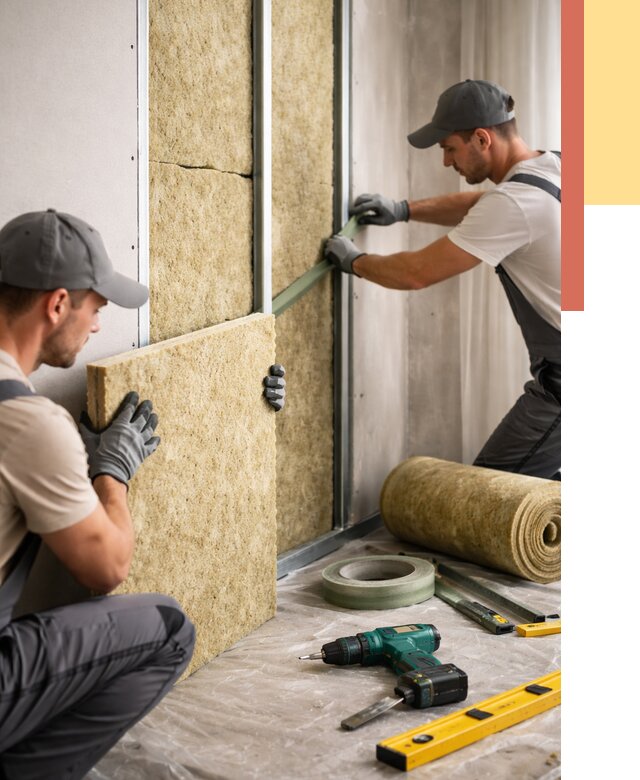 Шумоизоляция стен в Гуково под ключ от 1899 руб. | ОТДЕЛОЧНИК-Гкв