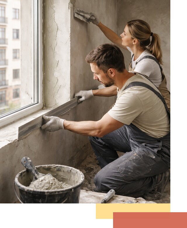 Штукатурка откосов дверей и окон профессионально в Гуково