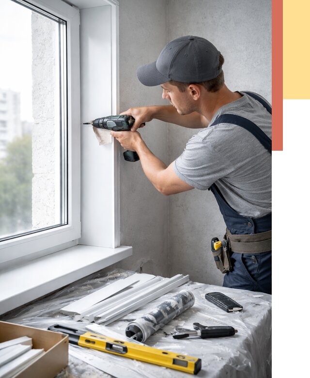 Установка пластиковых откосов в Гуково от 2310 руб. | ОТДЕЛОЧНИК-Гкв монтаж, быстро и недорого