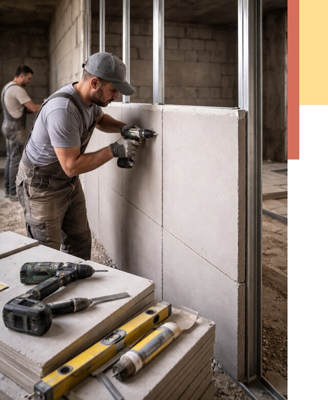 Кладка влагостойких перегородок ПГП в Гуково от 1232 руб. под ключ | ОТДЕЛОЧНИК-Гкв