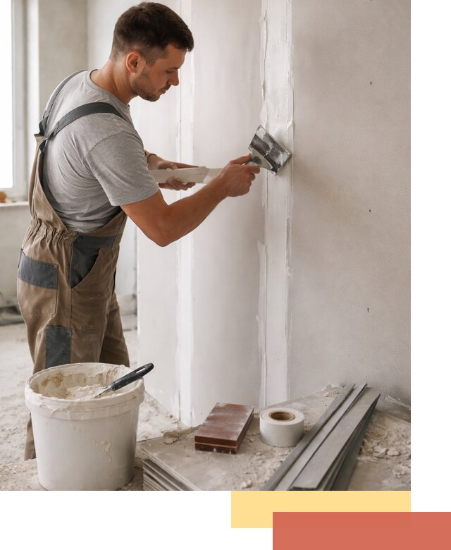 Шпаклевка перегородок из гипсокартона в Гуково качественно и быстро