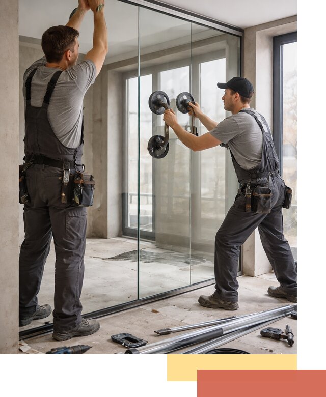 Цельностеклянные перегородки под ключ в Гуково