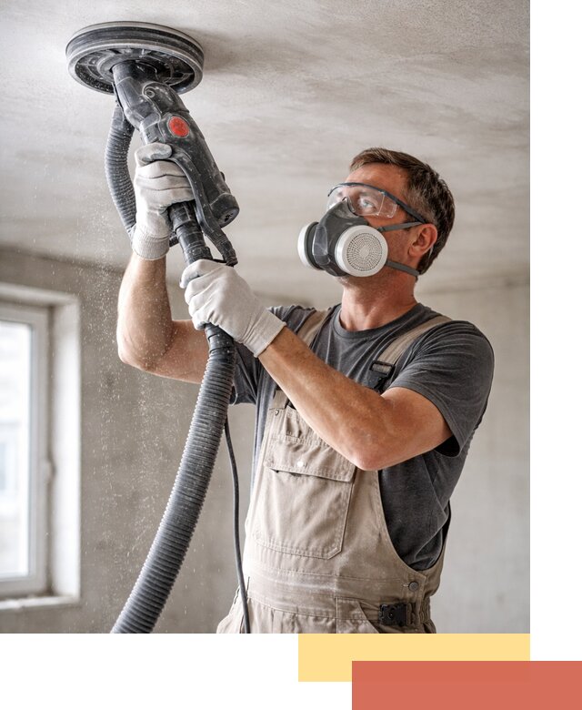 Шлифовка потолка в Гуково — качественная подготовка под отделку