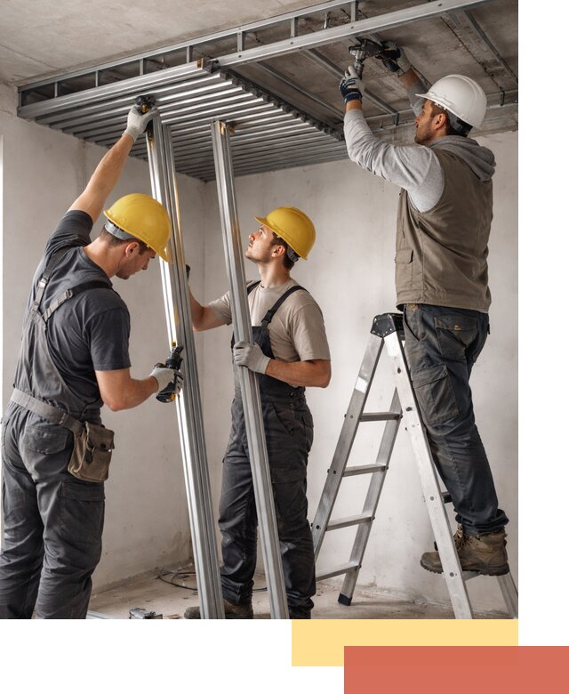 Монтаж реечного потолка под ключ в Гуково