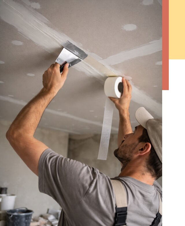 Обработка швов потолка ГКЛ в Гуково от 7700 руб. под ключ | ОТДЕЛОЧНИК-Гкв