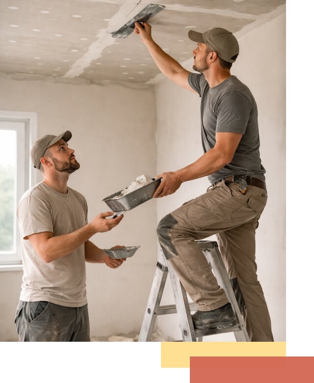 Шпаклевка потолка из гипсокартона в Гуково качественно и быстро