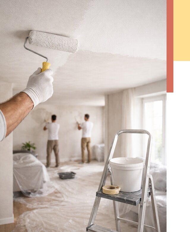 Покраска потолка акриловой краской в Гуково от 2567 руб. | ОТДЕЛОЧНИК-Гкв