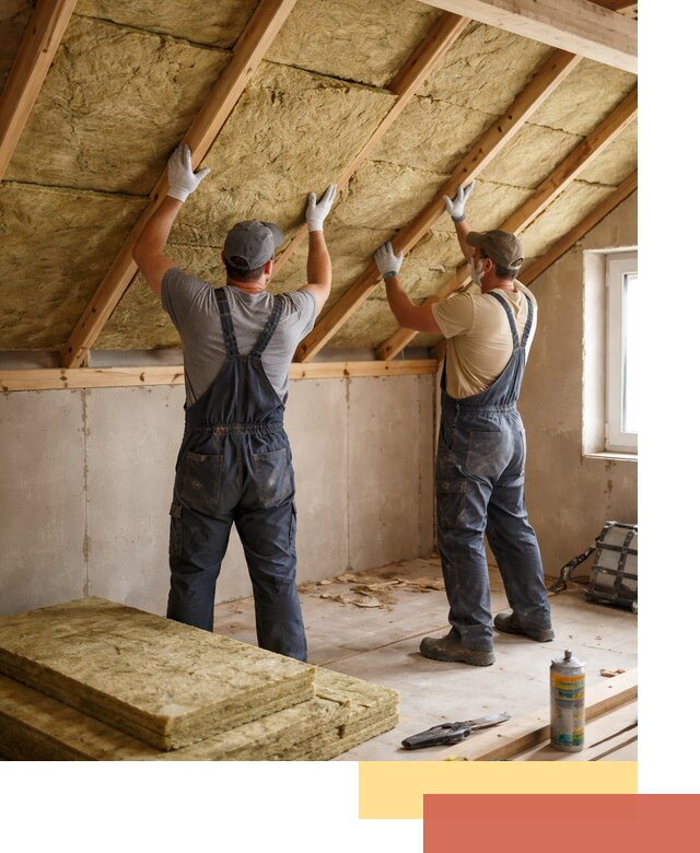 Утепление потолка минеральной ватой в Гуково